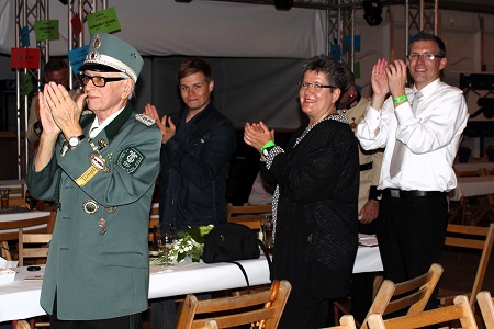 Schülerprinzessin Sabrina I. beim 74. Schützenfest in unserem Heimatort vom 9. August 2016