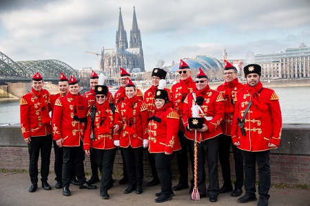 Rosenmontagszug des Festkomitees Kölner Karneval von 1823 e.V. am 20. Februar 2023