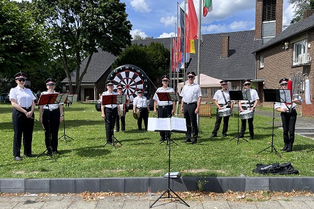 Großer Festzug und Platzkonzert des Schützenfestes der St. Hubertus Schützenbruderschaft Porz-Gremberghoven 1924 e.V. am 7. Juli 2024