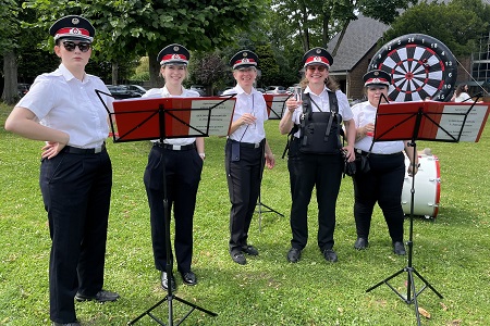 Großer Festzug und Platzkonzert des Schützenfestes der St. Hubertus Schützenbruderschaft Porz-Gremberghoven 1924 e.V. am 7. Juli 2024