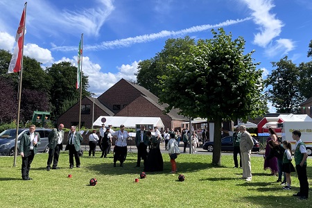 Großer Festzug und Platzkonzert des Schützenfestes der St. Hubertus Schützenbruderschaft Porz-Gremberghoven 1924 e.V. am 7. Juli 2024