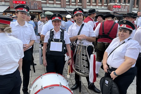 Serenade und Großer Fackelzug des Schützenfestes des Bürgerschützenvereins 1849 Grevenbroich e.V. am 31. August 2024