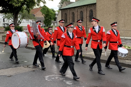 Großer Festzug des 495. Schützenfestes der St. Sebastianus Schützenbruderschaft e.V. Pulheim gegründet 1530 in Pulheim am 8. Juni 2025
