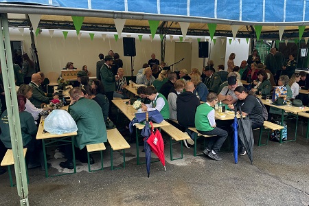 Großes Platzkonzert des Schützenfestes der St. Hubertus Schützenbruderschaft Porz-Gremberghoven 1924 e.V. in Köln-Gremberghoven am 6. Juli 2025