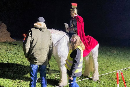 Sankt Martinszug der Maigesellschaft "Greesberger" Auweiler e.V. gegr. 1926 in Köln-Auweiler am 9. November 2025