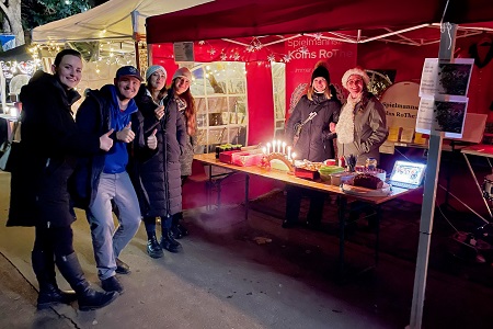 Eröffnung des Weihnachtsmarktes des Bürgervereins Köln-Roggendorf/Thenhoven e.V. in Köln-Roggendorf/Thenhoven am 29. November 2025