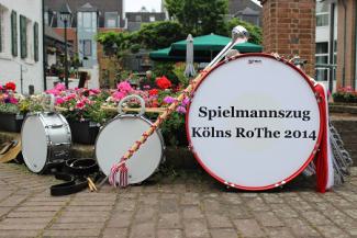 Instrumente des Spielmannszuges Kölns Rothe 2014